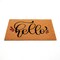 Natural Coir Door Mat with Non-Slip Backing, Indoor Outdoor Entry Doormat